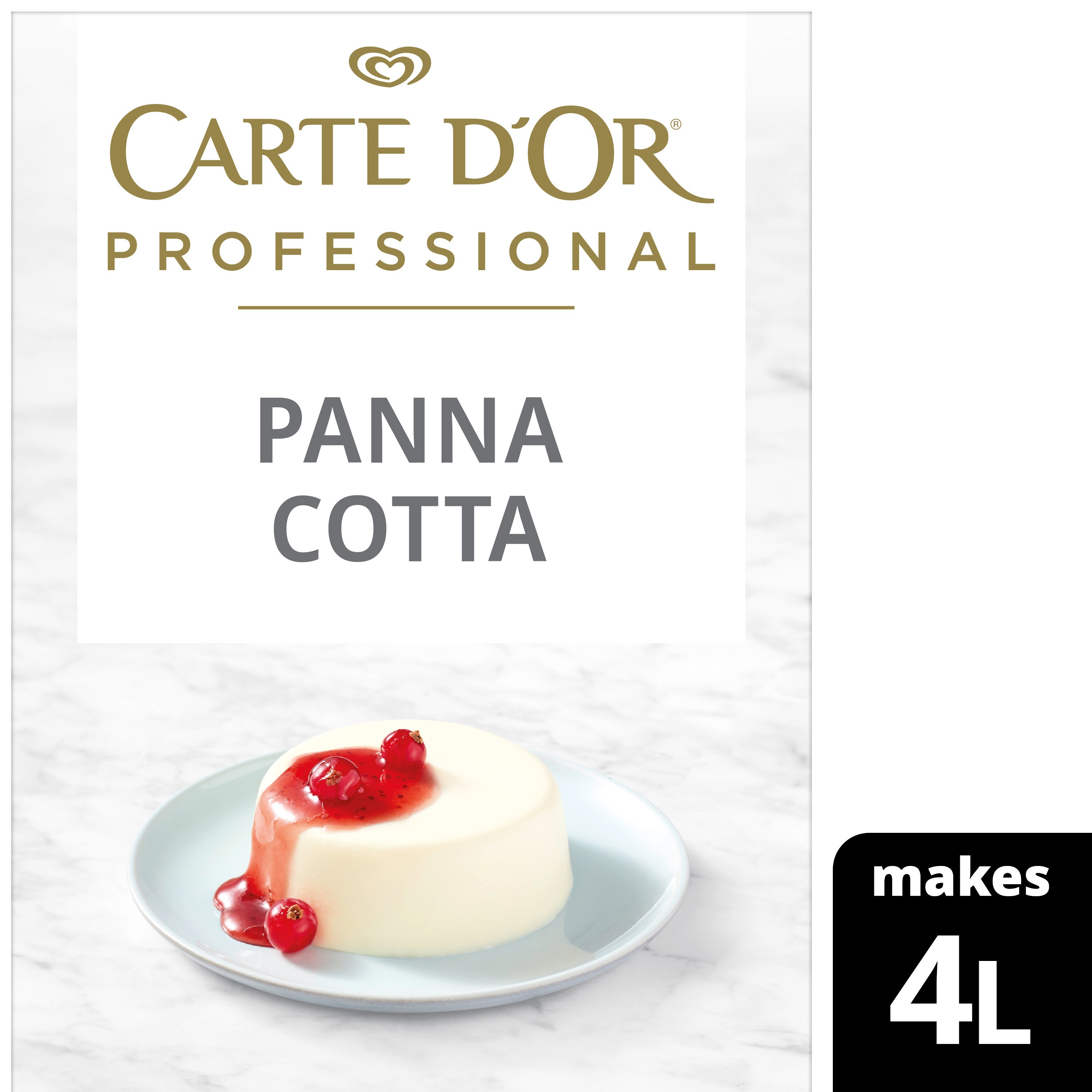 CARTE D'OR Panna Cotta 2 x 260g - CARTE D'OR Panna Cotta for enkel tilberedning, perfekt konsistens og pålitelig resultat!